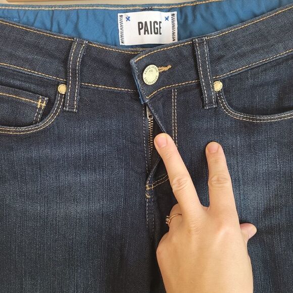 Paige Skyline Skinny Jeans Size 26 inch Waist - Picture 5 of 13